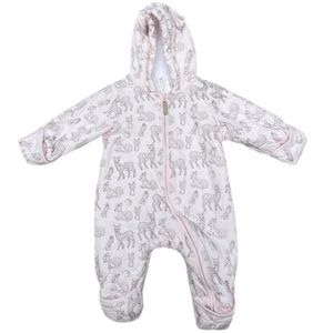 H&M Baby Bunting 2-4M Pink Winter Suit.